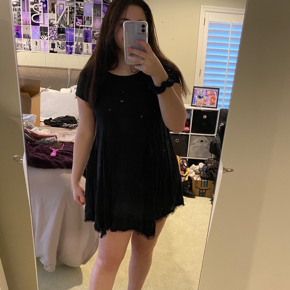 black babydoll dress